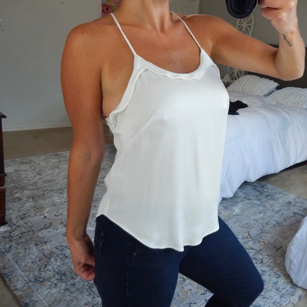 NWT - Allen Schwartz - Silk Satin Cami